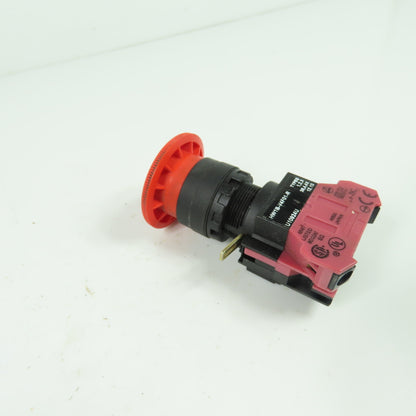 Idec HW1B-V4F01-R Emergency Stop Pushbutton Switch Red