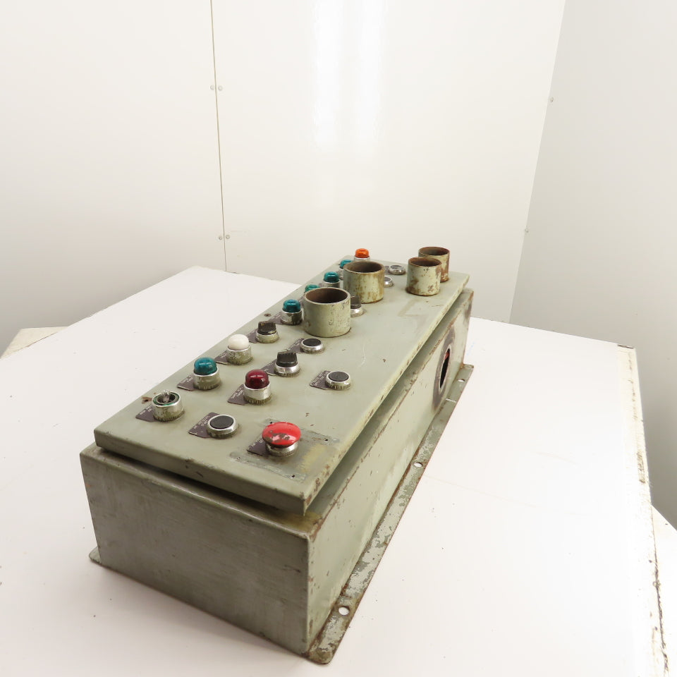 30x12x8" Industrial Operator Control Station Enclosure W/Allen-Bradley Switches