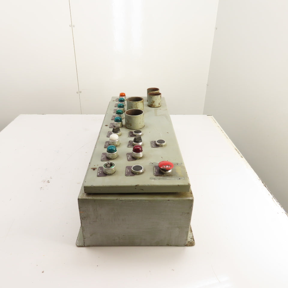 30x12x8" Industrial Operator Control Station Enclosure W/Allen-Bradley Switches