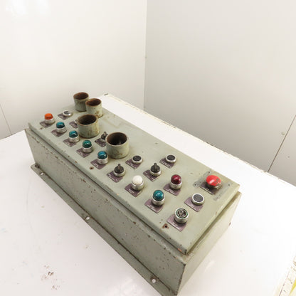 30x12x8" Industrial Operator Control Station Enclosure W/Allen-Bradley Switches