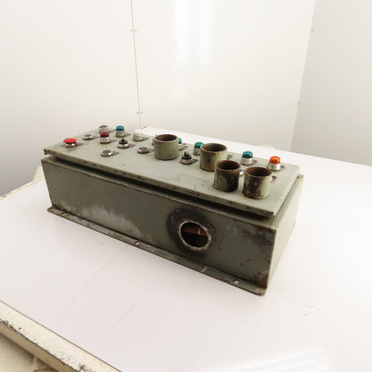 30x12x8" Industrial Operator Control Station Enclosure W/Allen-Bradley Switches