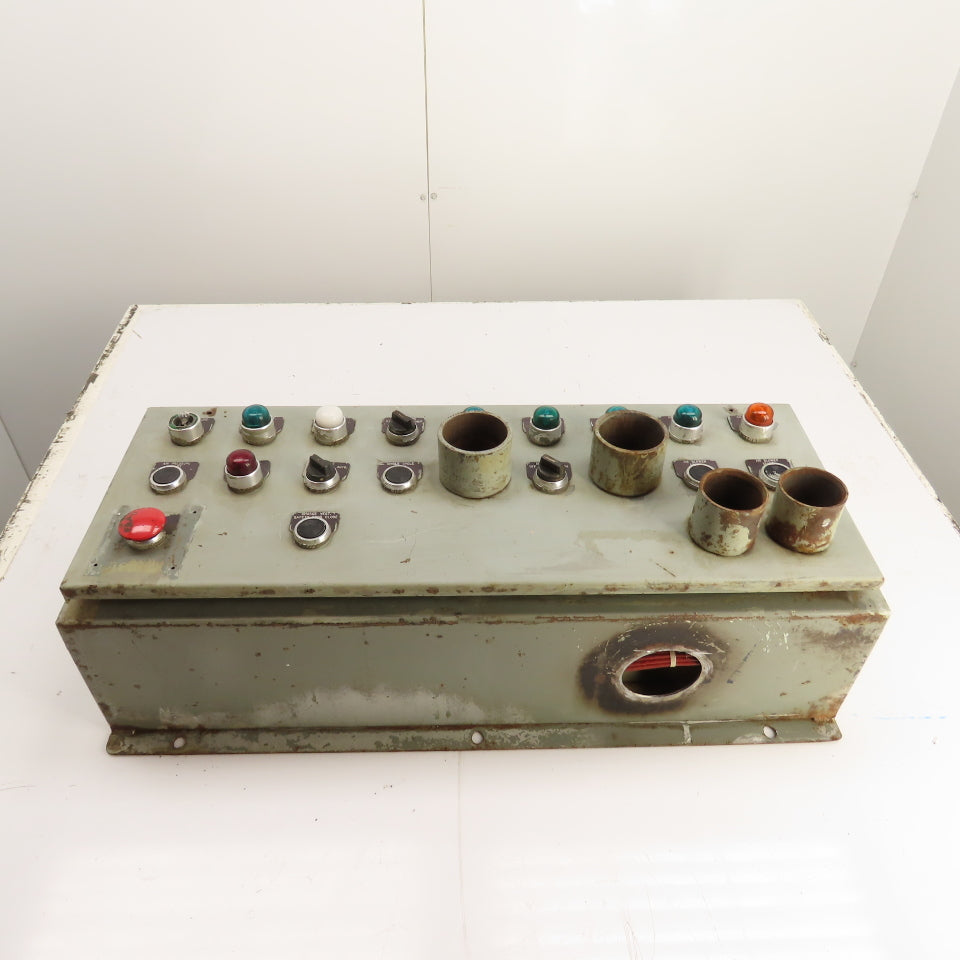30x12x8" Industrial Operator Control Station Enclosure W/Allen-Bradley Switches