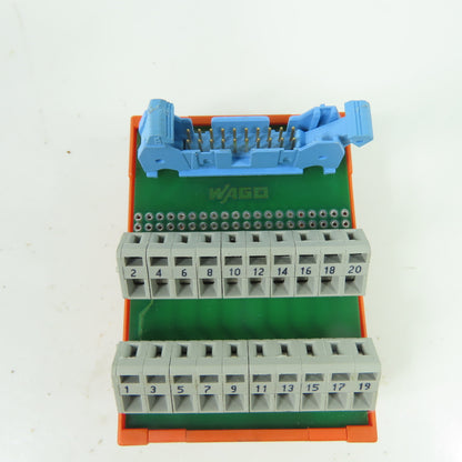 Wago 289-504 IDC Terminal Block Module 20-Pin