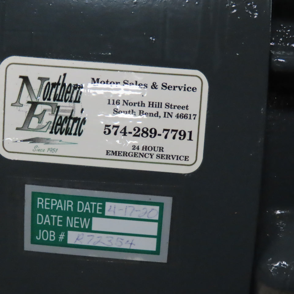 Delco B4103 60Hp 1765RPM 440V 3Ph AC Motor 405US Frame