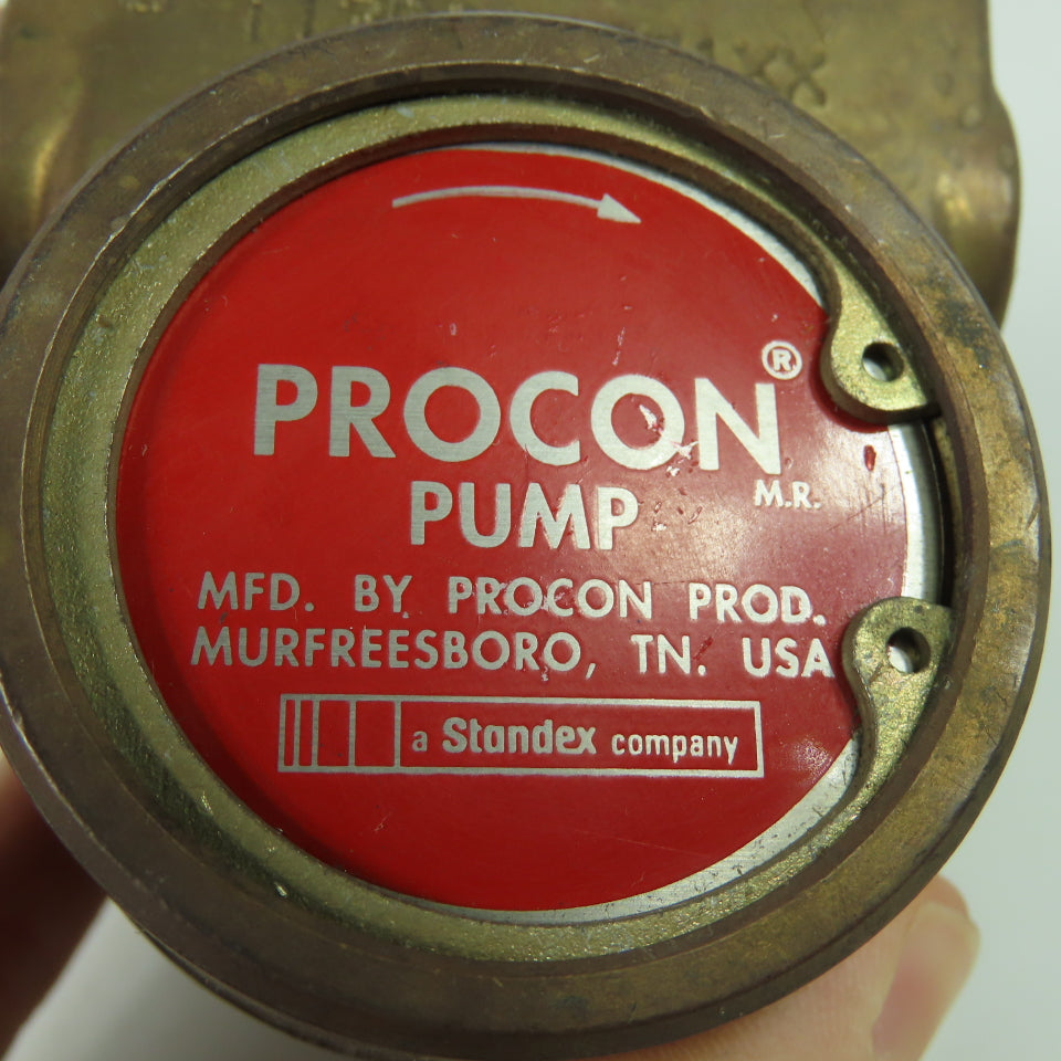 Procon Pump 112B050F31XX Brass Rotary Vane Pump Head NSF 3/8" NPT