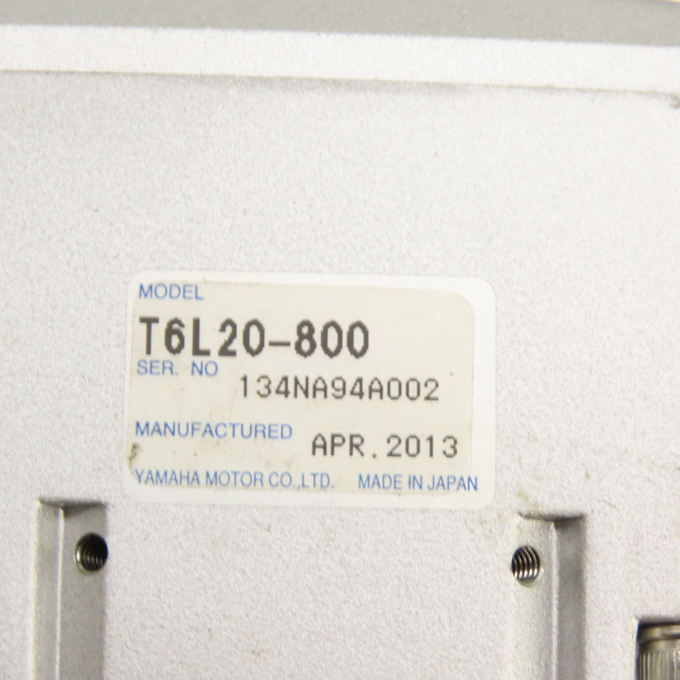 Yamaha T6L20-800 Single Axis Robot Linear Actuator 800mm Stroke