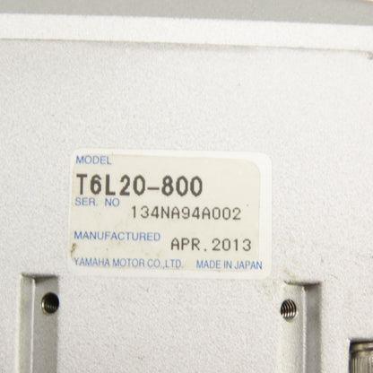 Yamaha T6L20-800 Single Axis Robot Linear Actuator 800mm Stroke