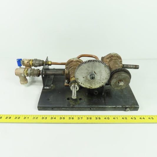 Oberdorfer Pumps, Inc. N1000 N2000-15 Dual Gear Pump Assembly on Plate
