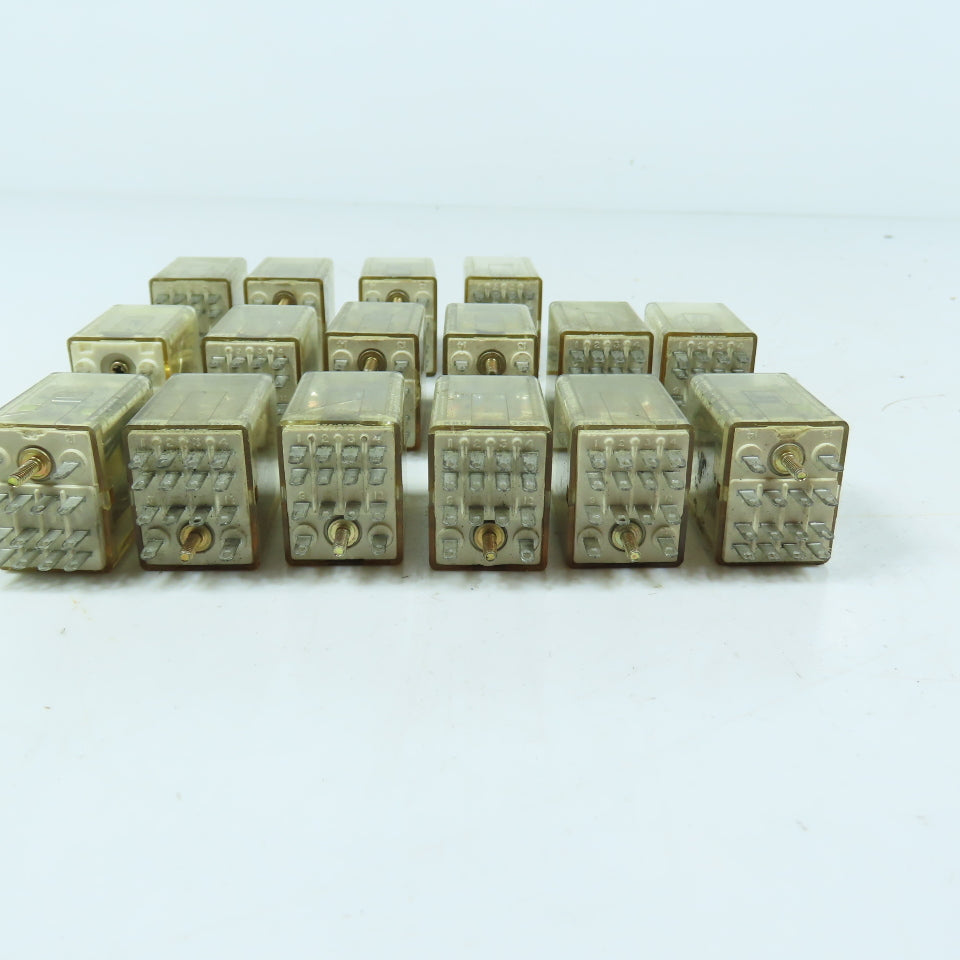 Potter & Brumfield KHU-17A12 GP Relays 4PDT 120VAC Coil 3A Plug-In Lot of 16