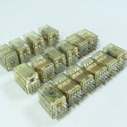 Potter & Brumfield KHU-17A12 GP Relays 4PDT 120VAC Coil 3A Plug-In Lot of 16