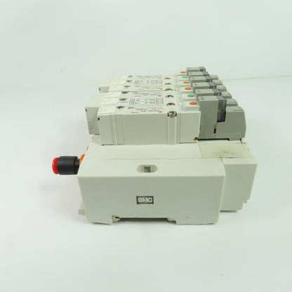 Smc SY5140-5FU SY5445-5FU Solenoid Valve Manifold Block Assembly 0.7MPa 24VDC