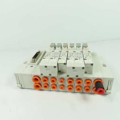 Smc SY5140-5FU SY5445-5FU Solenoid Valve Manifold Block Assembly 0.7MPa 24VDC