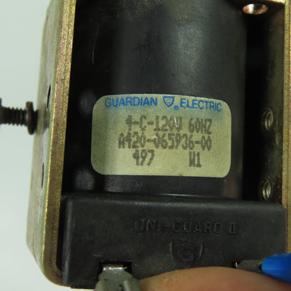 Guardian Electric A420-065936-00 AC Solenoid Actuator 120V 60Hz 4-C-120V