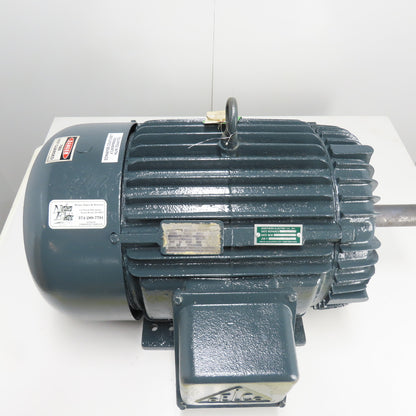 Delco 4G5454F-R 20HP Industrial Electric Motor 460V 3PH 326U Frame 1165RPM