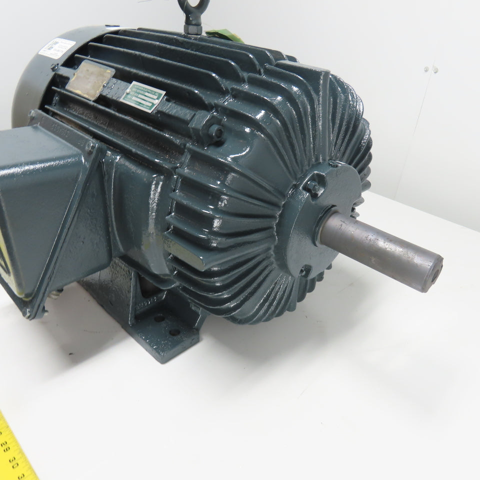 Delco 4G5454F-R 20HP Industrial Electric Motor 460V 3PH 326U Frame 1165RPM