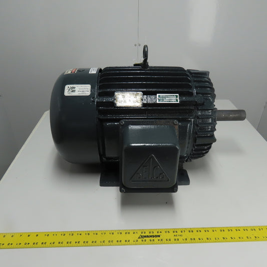 Delco 4G5454F-R 20HP Industrial Electric Motor 460V 3PH 326U Frame 1165RPM