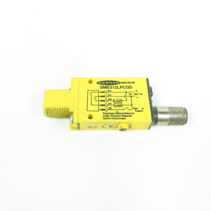 Banner SME312LPCQD Mini-Beam Retroreflective Sensor 10-30VDC
