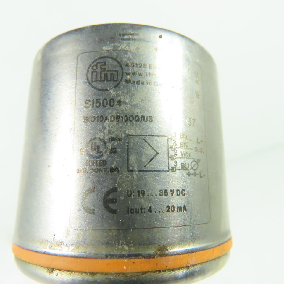 Ifm SI5004 Flow Monitor Sensor 4-20mA 9-36VDC Output