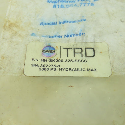 Bimba 302275-1 HH-SK200-325-SSSS TRD Hydraulic Cylinder Seal Kit 3000 PSI