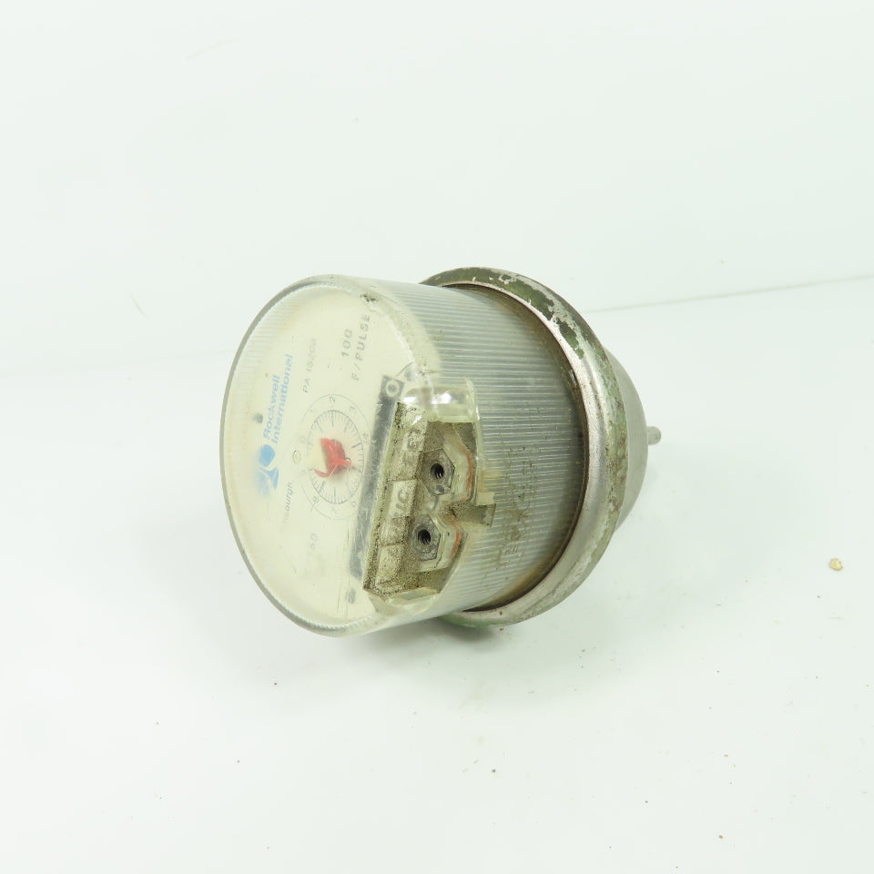 Rockwell International W-160 DR Meter Register Totalizer Cubic Feet