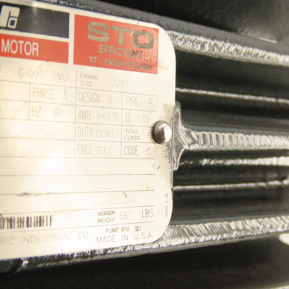 Reliance 1MAF78989 30HP Duty Master AC Motor 230/460V 3Ph 1775RPM 326T Frame