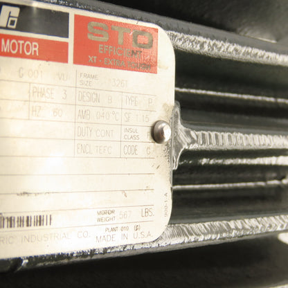 Reliance 1MAF78989 30HP Duty Master AC Motor 230/460V 3Ph 1775RPM 326T Frame