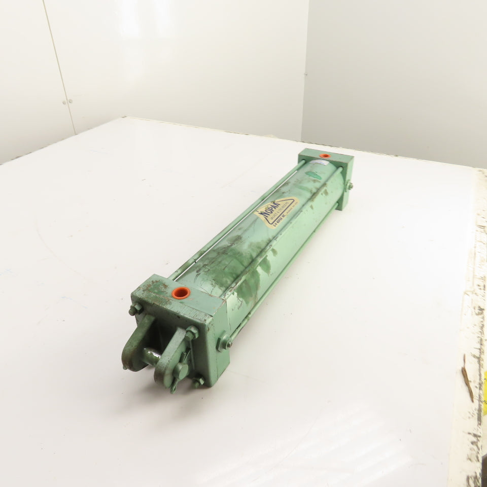 Nopak 0203157 4X18 HE 4" Bore x 18" Stroke Pneumatic Cylinder Clevis Mount