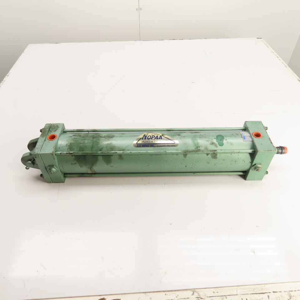 Nopak 0203157 4X18 HE 4" Bore x 18" Stroke Pneumatic Cylinder Clevis Mount