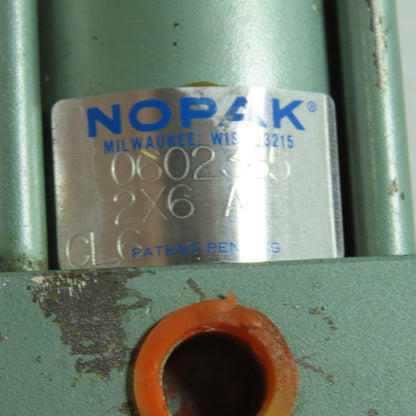 Nopak 2X6 A 2" Bore x 6" Stroke Pneumatic Cylinder Foot Mount