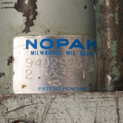 NOPAK 9402923 Double Acting Air Cylinder 2.5" Bore x 36" Stroke
