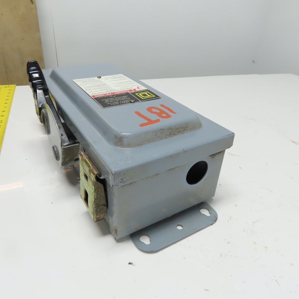 Square D H361AWKEI 30A Heavy Duty Safety Disconnect Switch 3P 600V