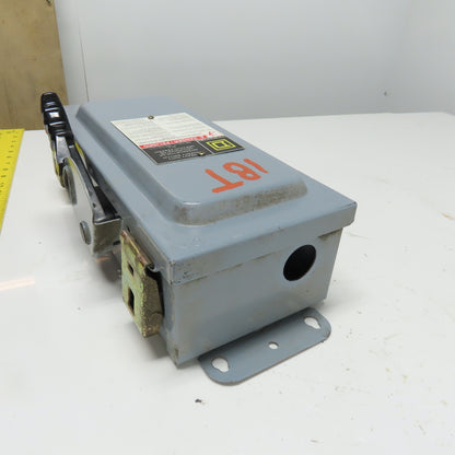 Square D H361AWKEI 30A Heavy Duty Safety Disconnect Switch 3P 600V