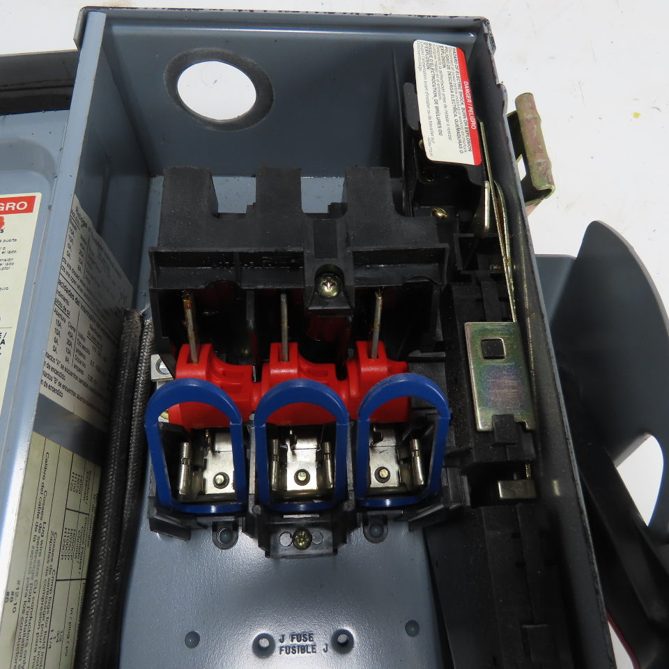 Square D H361AWKEI 30A Heavy Duty Safety Disconnect Switch 3P 600V