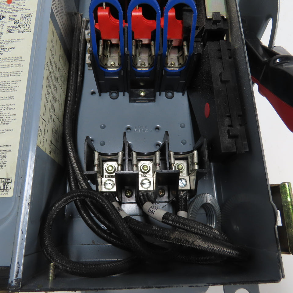 Square D H361AWKEI 30A Heavy Duty Safety Disconnect Switch 3P 600V