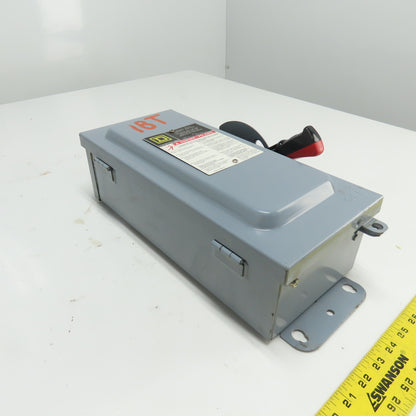 Square D H361AWKEI 30A Heavy Duty Safety Disconnect Switch 3P 600V
