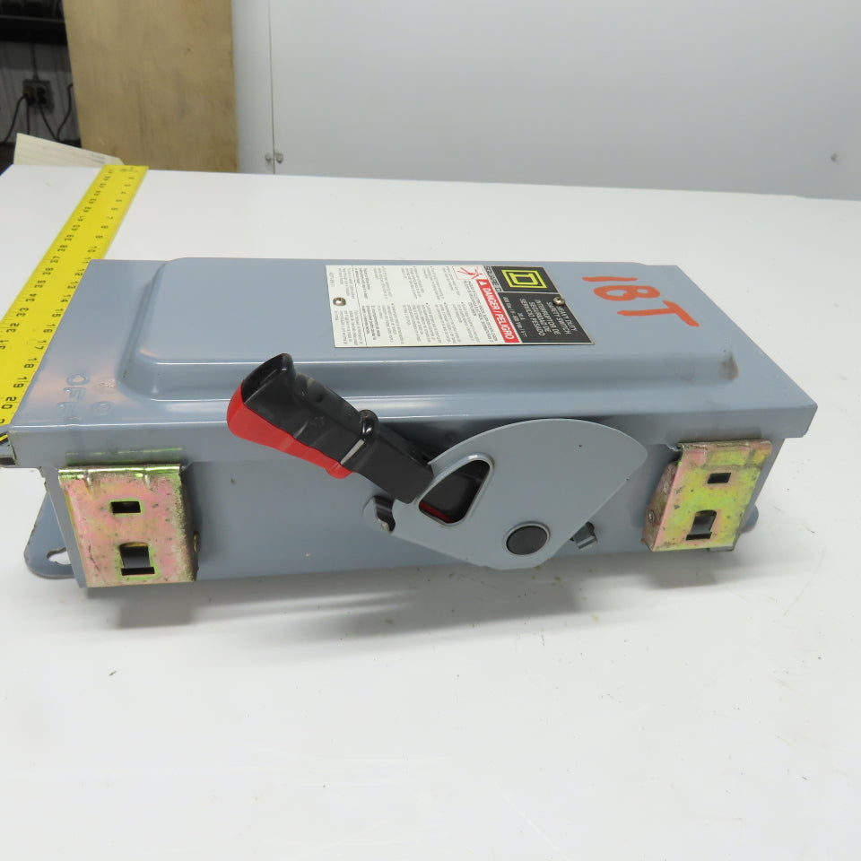 Square D H361AWKEI 30A Heavy Duty Safety Disconnect Switch 3P 600V