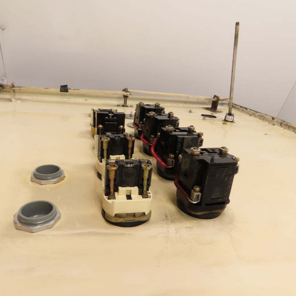 30" x 30" x 8" Electrical Enclosure Control Panel W/Switches Lights & Backplate