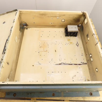 30" x 30" x 8" Electrical Enclosure Control Panel W/Switches Lights & Backplate