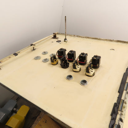 30" x 30" x 8" Electrical Enclosure Control Panel W/Switches Lights & Backplate