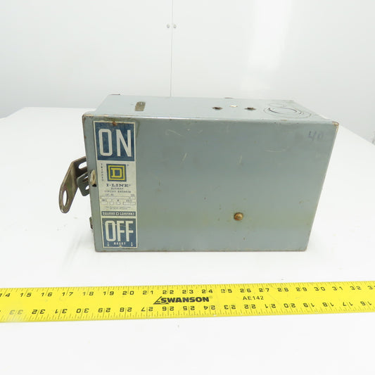Square D PFH-36040 I-Line Busway Circuit Breaker 40A 3P 600VAC 250VDC 3W