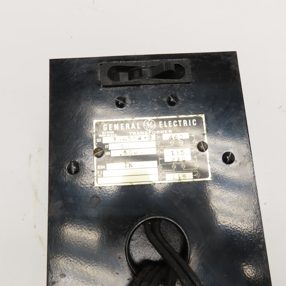 General Electric 79G504-B 460V Pri .500kVa 115/230V Sec. Transformer