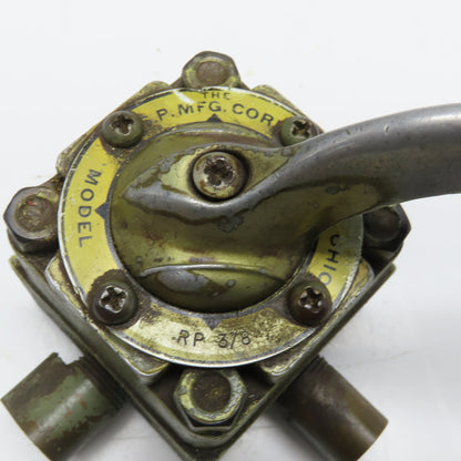 SP Mfg. RP3/8 4/3 Way Manual Hydraulic Diverter Selector Valve