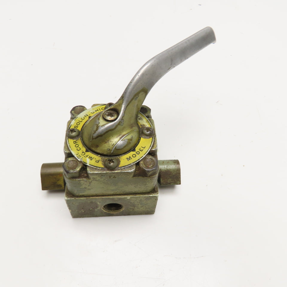 SP Mfg. RP3/8 4/3 Way Manual Hydraulic Diverter Selector Valve