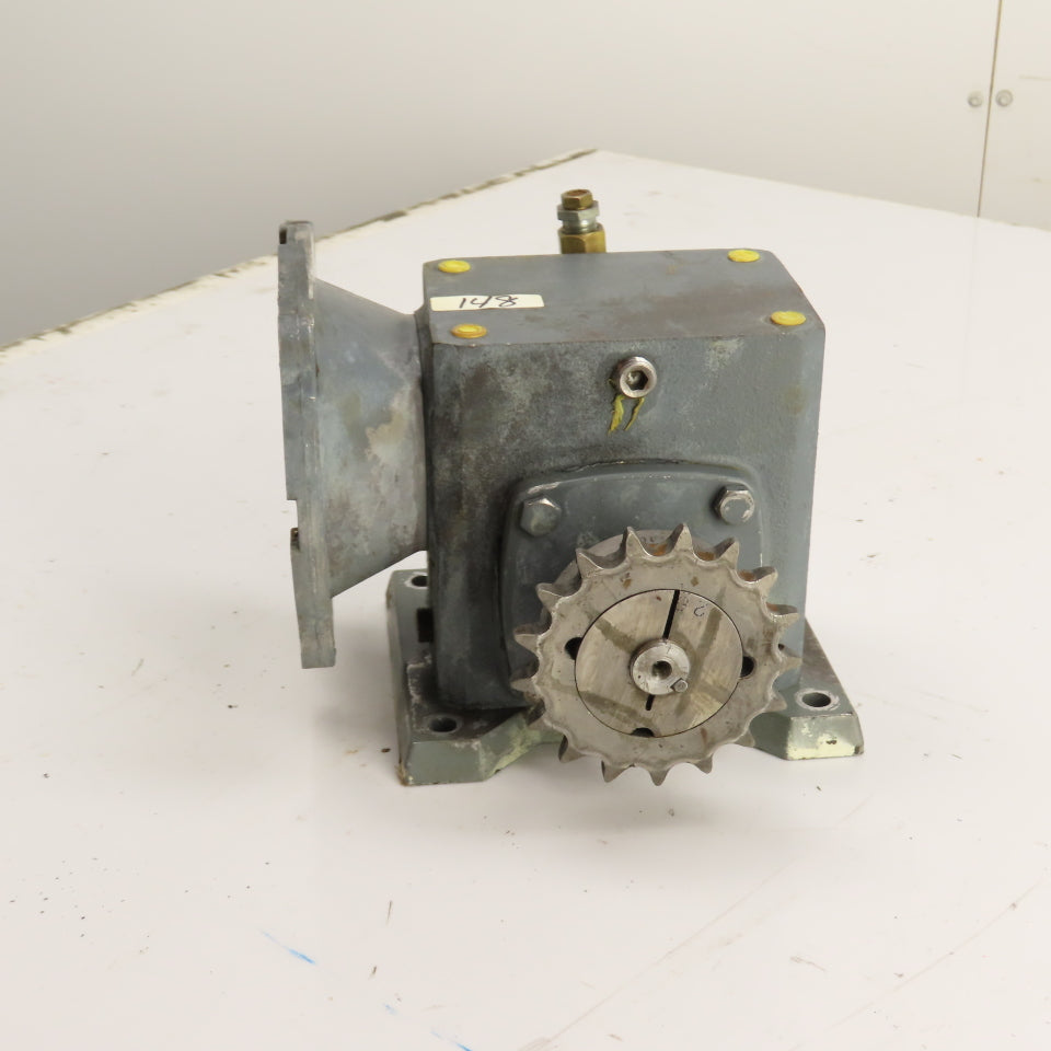 Boston Gear F-315B-10X-01 Worm Gear Speed Reducer 10:1 Ratio Right Angle 56C