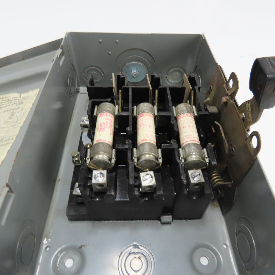 Square D D322N 60A Fused Safety Switch 3PH 240VAC 15HP
