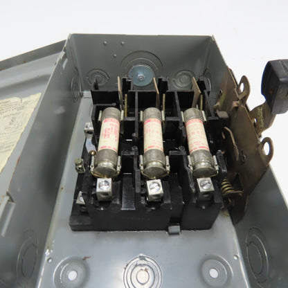 Square D D322N 60A Fused Safety Switch 3PH 240VAC 15HP