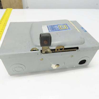 Square D D322N 60A Fused Safety Switch 3PH 240VAC 15HP
