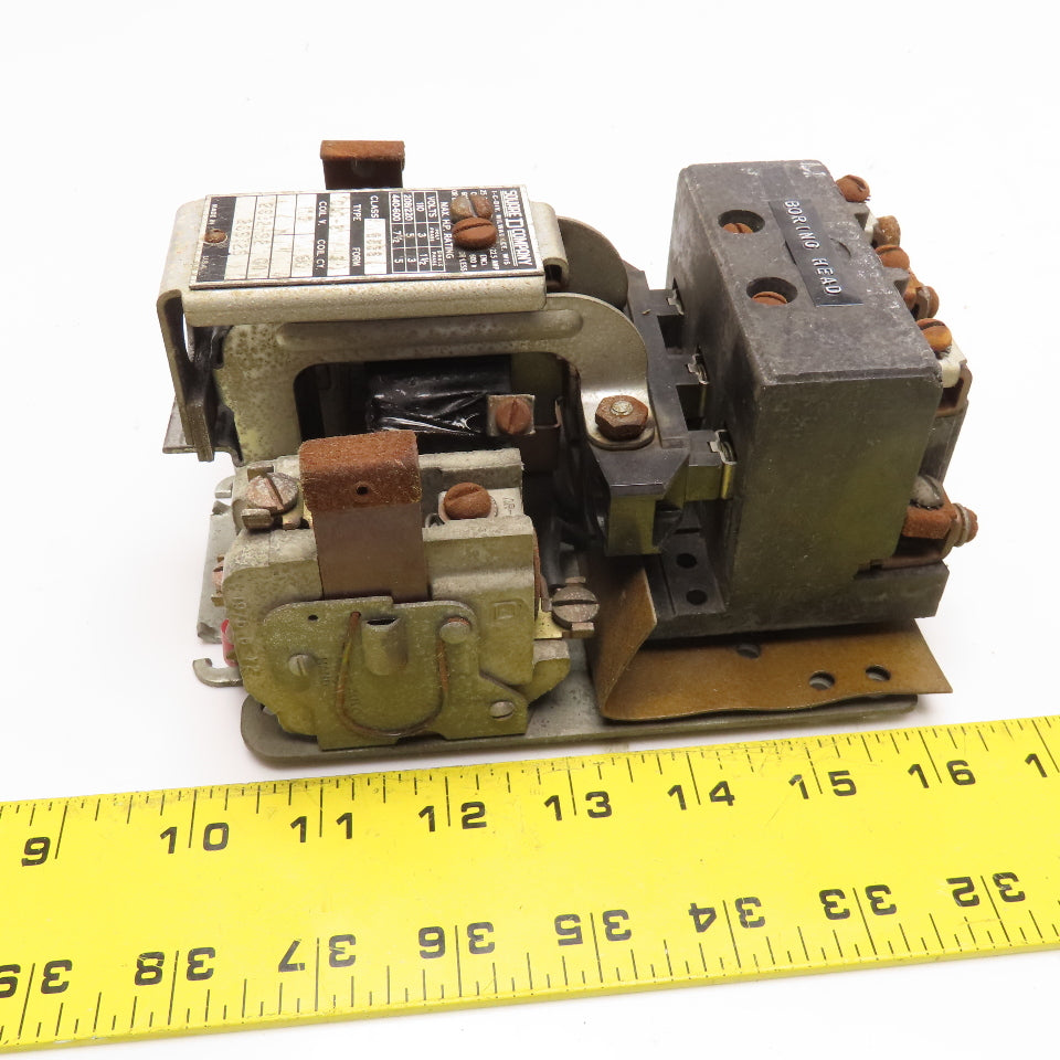 Square D Class 8536 CA0-3 600V 7.5Hp Contactor 110V Coil