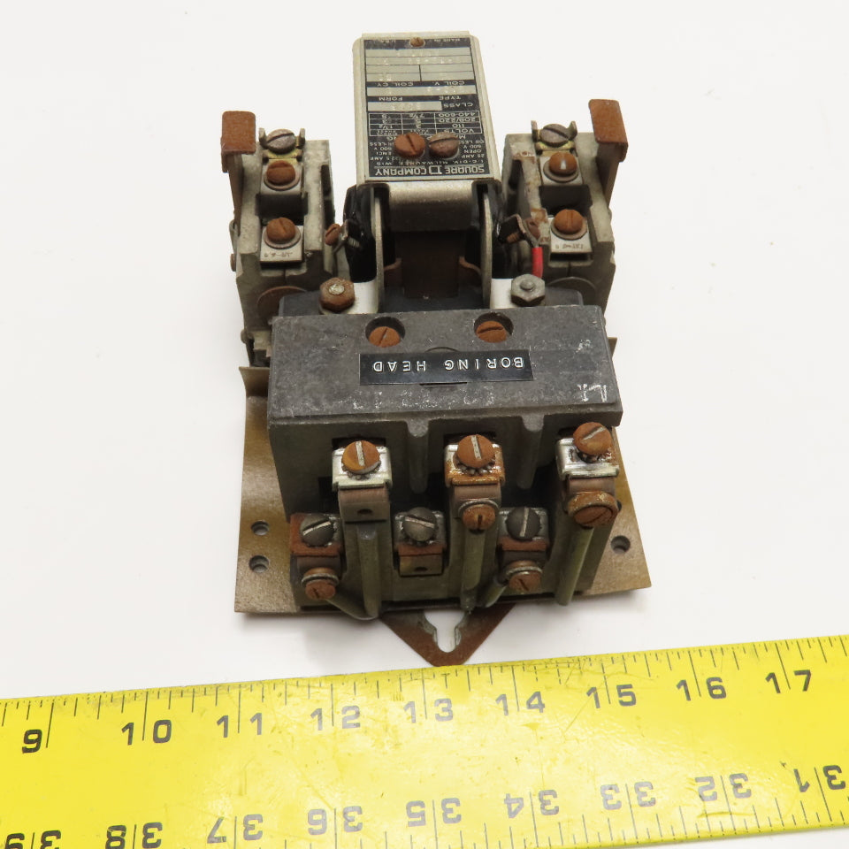 Square D Class 8536 CA0-3 600V 7.5Hp Contactor 110V Coil
