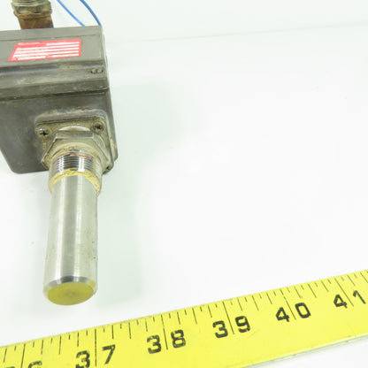 Barksdale MI 1-0288 ML1H-H203-WS Temperature Switch Probe 24°C to 93°C 480VAC